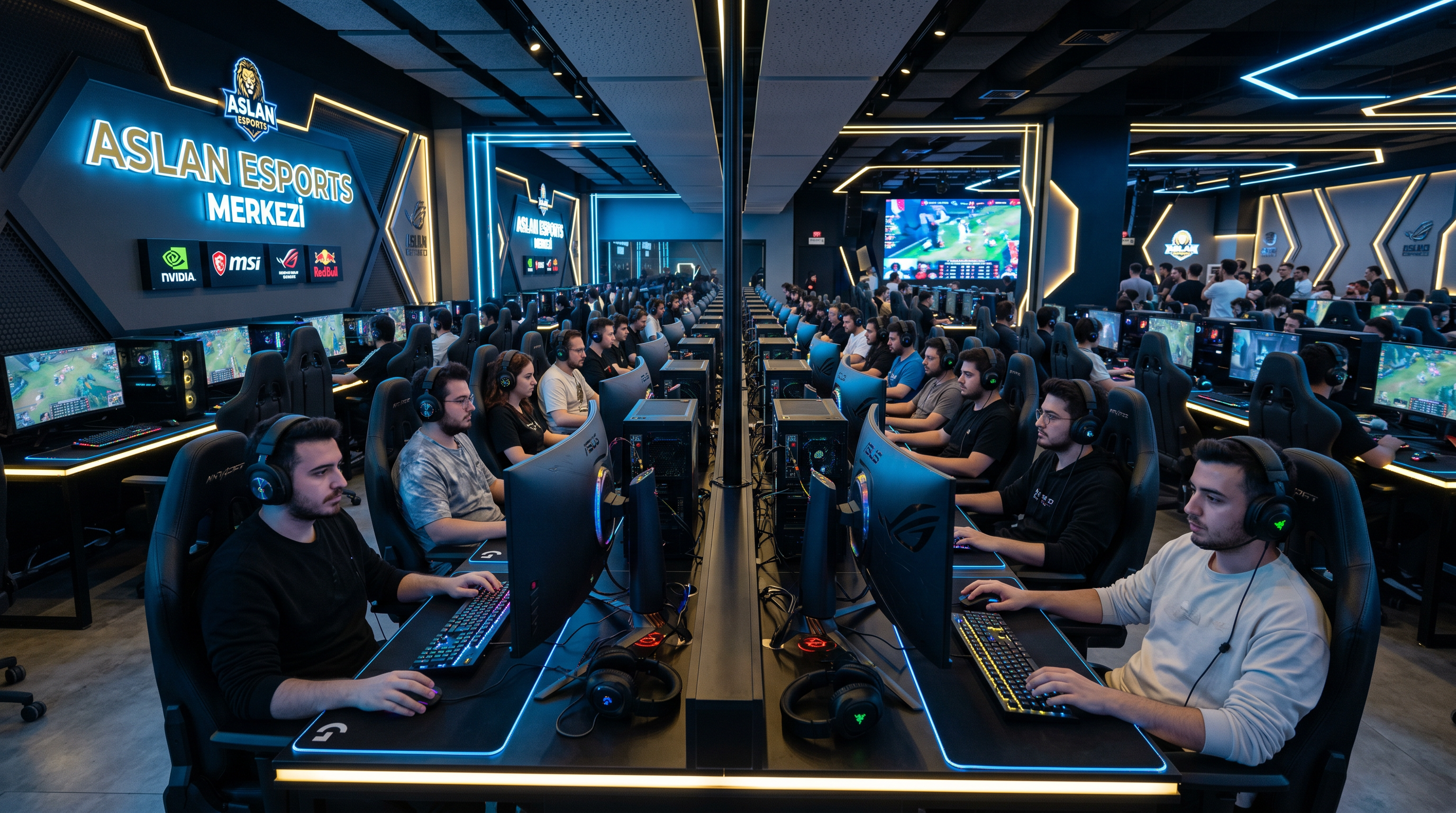 VOLTFRAME ana oyun salonu panoramik görünüm