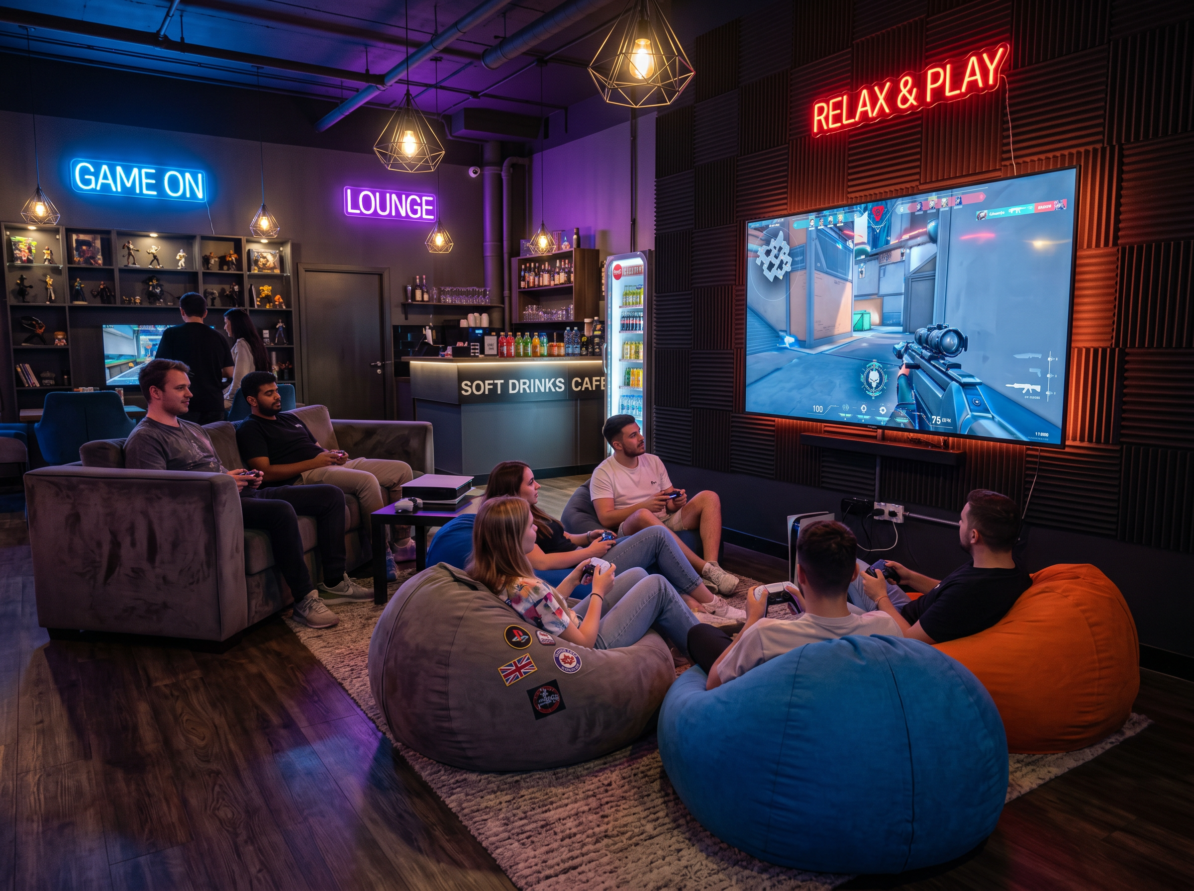 VOLTFRAME lounge dinlenme alanı